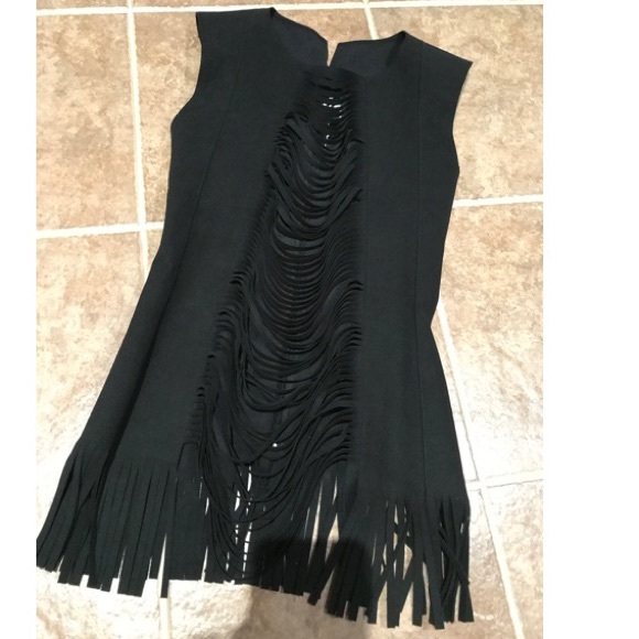 Junya Watanabe- COMME des GARÇONS Fringe Slash Top - Picture 3 of 5